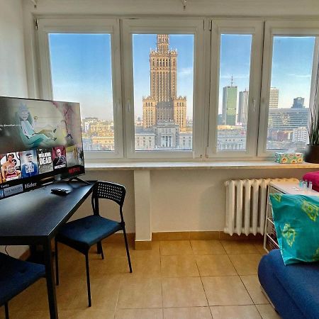 Super Apartament Palace 2X Metro Fast Wifi 500 Mbs Netflix Appletv Smarttv Panorama Miasta Warszawa Exteriör bild