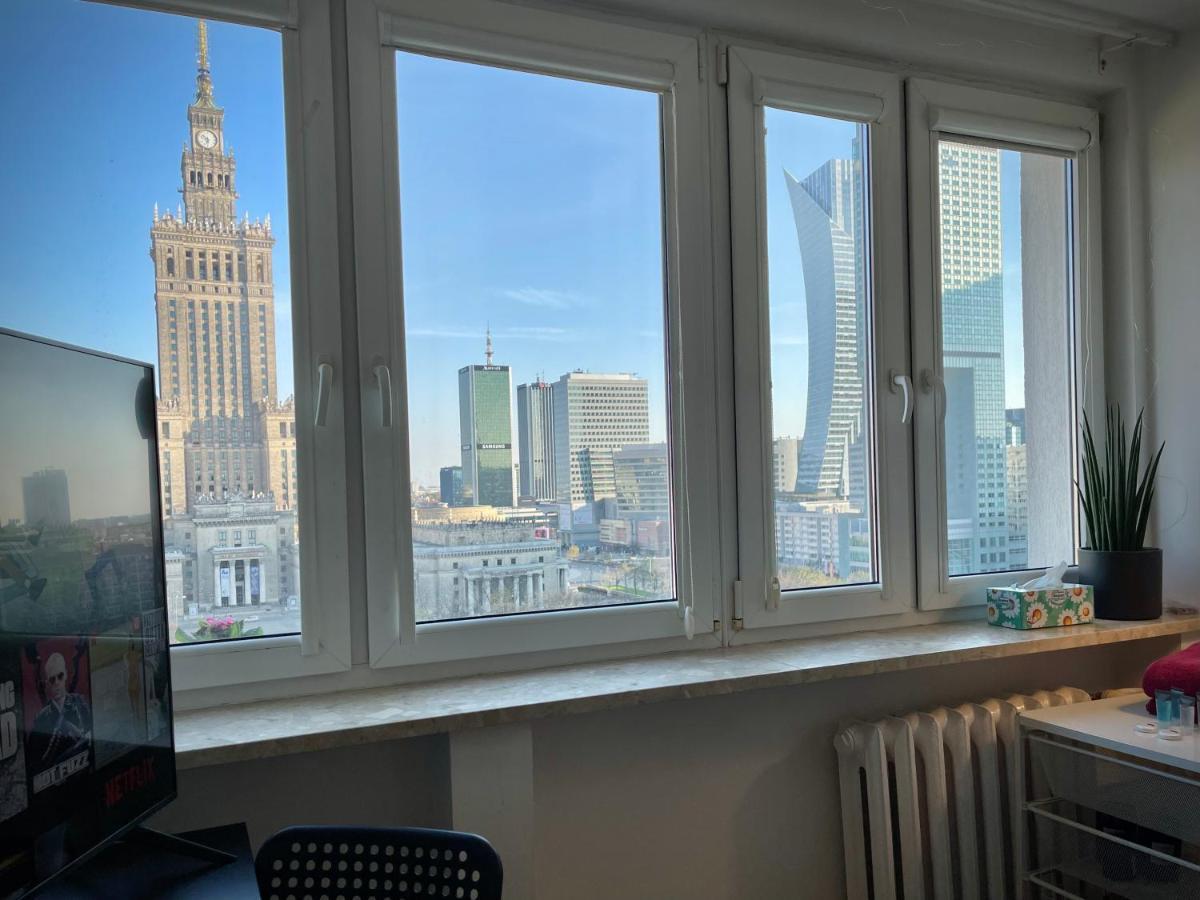 Super Apartament Palace 2X Metro Fast Wifi 500 Mbs Netflix Appletv Smarttv Panorama Miasta Warszawa Exteriör bild